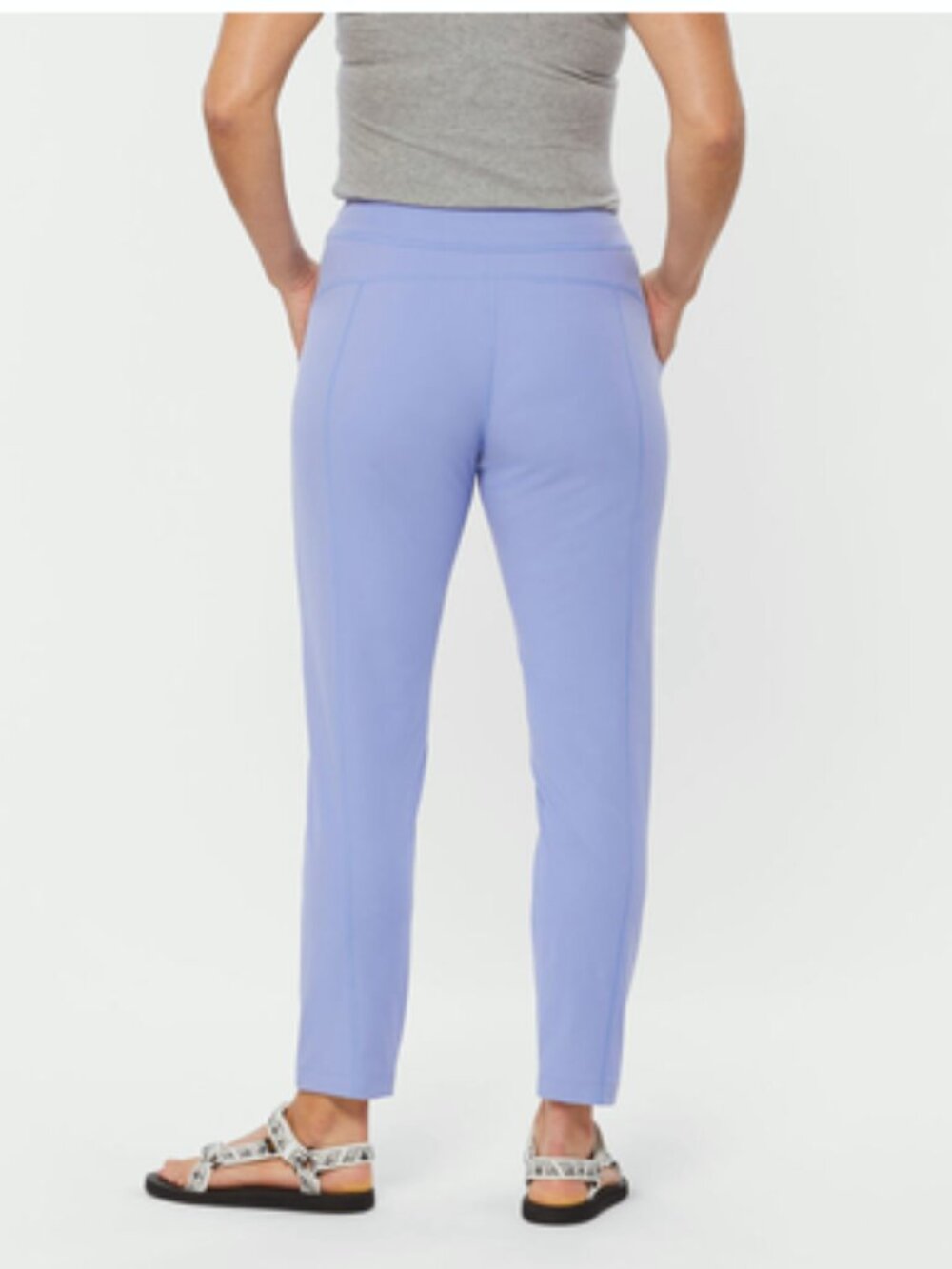 Duluth Trading Co Women's NoGA Air Mid-Rise Tapered Pants Nighttime Peri - Picture 3 of 9